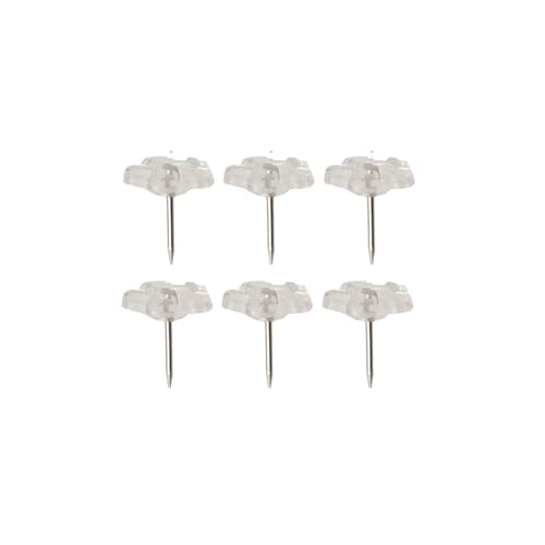 Plastic Thumbtacks 400pcs Flower Shape Push Pins Cork Board Thumb Tacks
