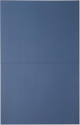 Paper Junkie Certificate Holders (Navy Blue, 48 Packs), Award Diploma Covers Gold Foil Border, for Letter Size 8.5x11 Certificates, Cardstock, Document Papers