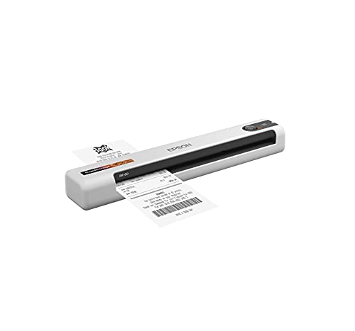 Epson RapidReceipt RR-60 Compact Mobile Document Scanner Receipt