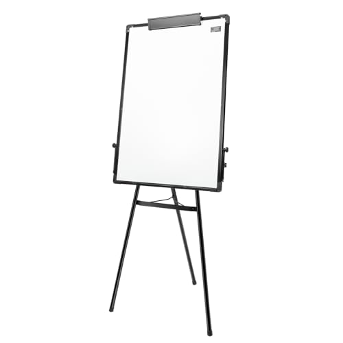 Magnetic Whiteboard Easel, Adjustable Tripod Board for Classroom, Kids Drawing & Office Presentations, Foldable Portable Design, Durable Metal Frame, 36x24in Writing Surface