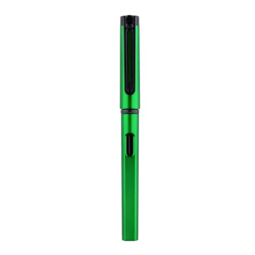 LINBMCF Comfort Grip Plastic Pens With Soft Grip Ball Point Pen 100pcs 0.5mm Gel Roller Pens Ideal For School Journaling Office Writing lightweight(Green)