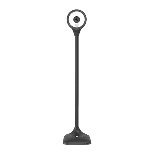 Full Clear Streaming USB Document Camera with Adjustable Arm for Online Teaching Webinars and Video Conferencing USB Webcam with LED Lighting