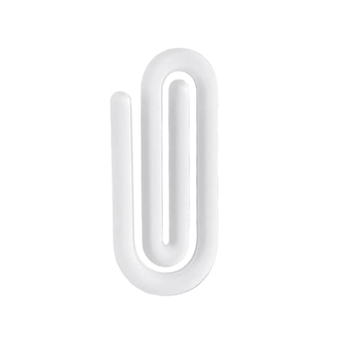 100Pcs Fun Acrylic Document Clips Pack for Adults Home Crafting Stationery Decorative Binders Paper