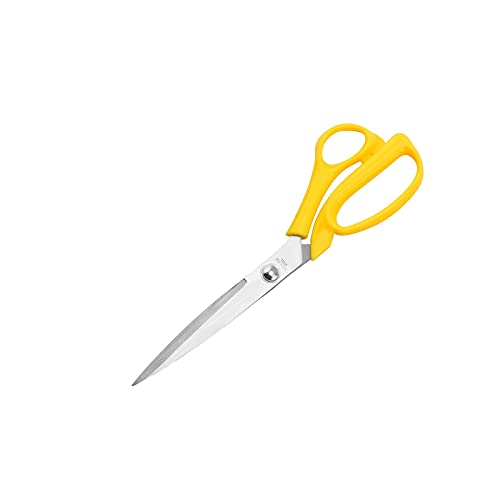 Kitchen Shears Sewing Scissors Multipurpose Sharp Scissors Stainless Steel Scissors with Protective Cover Home Office Embroidery Craft Supplies (Color : Yellow) (Yellow)