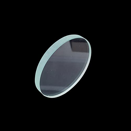 Microscope Accessories Kit 36 40 45 50mm Tempering Glass; toughened Glass Plat Lens Thickness 5mm 2PCS Microscope Slides(40mm)