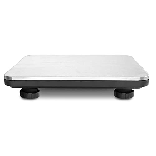 Digital Shipping Scale Postal Weight Scale 200kg/440lb Stainless Steel Platform Industrial Floor Scale Post Office Office Parcel Package