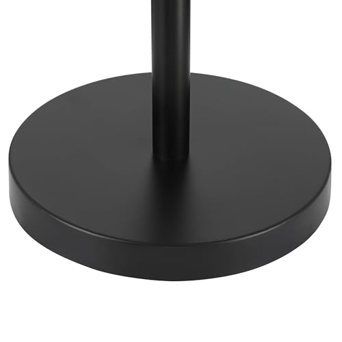 Ballard 72" Tall Black Torchiere Floor Lamp with Side Lights