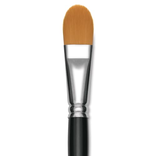 Utrecht Synthetic Sablette Brush - Long Handle, Filbert, Size 22