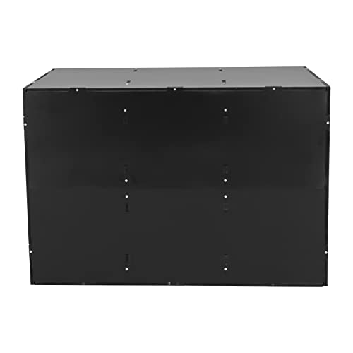 MhdunueSK Mail Sorter Organizer, Black Mailbox for Classroom, 27 Compartments Literature Organizer, Desktop File Sorter, Paper Organizer for Home School Office (27 Slots Black)