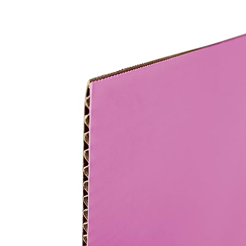 Flipside Products 36” x 48” Project Boards for Presentations, Science Fair, School Projects, Event Displays and Trifold Picture Board, Proudly Made in USA - Pink - 10 Pack
