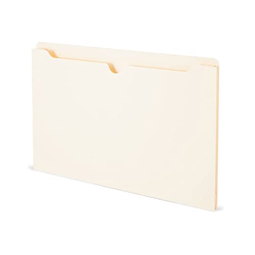 Staples Manila File Jackets, Reinforced Tab, Legal, 2 In Exp, 50/Bx