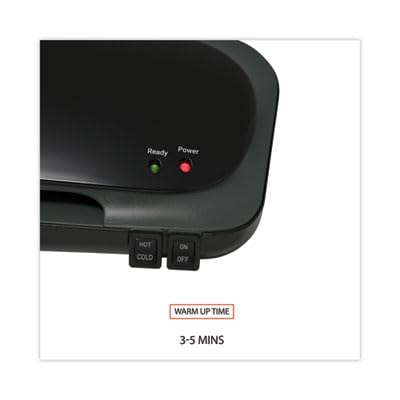 Universal Deluxe Desktop Laminator, Two Rollers, 9" Max Document Width, 5 mil Max Document Thickness