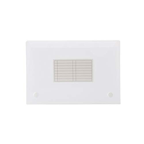 Filexec Products Universal Index Card Case, 5.5"x8.25"x1.5", 5-Removable Index Tabs, 1-Index Card Pocket, Translucent, Assorted Pack of 36 (50658-20213)