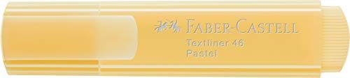 Faber-Castell Textliner 46 Pastel Vanilla Highlighter Pen - Box of 50