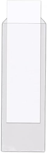 StoreSMART - Bookmark Covers/Holders with Tassle Hole - Clear Plastic - 250-Pack - Made in USA - BMKCRFT2-250