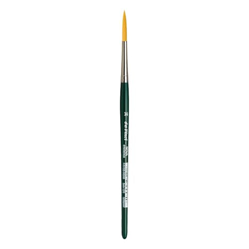 da Vinci Nova Series 1270 Lettering/Liner Brush, Lettering/Liner Medium Pointed Synthetic, Size 14 (1270-14)