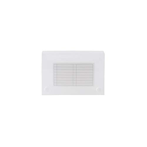 filexec Products, Universial Case, 3"x5", 5-Tabs Removable, Clear, Pack of 72 (50606-20233)