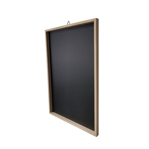 Make Market Framed Pinewood Chalkboard – 17" x 25" Chalkboard with Unfinished Wood Frame & Jute Hanger for Home, Office & Classroom Use, 6 Pack