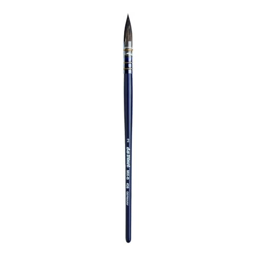 da Vinci Watercolor Series 438 CosmoTop Mix B Paint Brush, Quill Synthetic/Natural Mix, Size 2 (438-2)