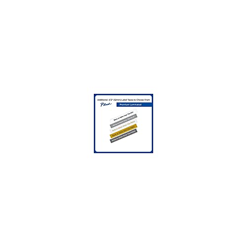 Brother Genuine P-Touch TZe-231 4-Pack Tape (TZE2314PKB) ½” (0.47” or 12mm) x 26.2 ft. (8m) Laminated Black on White, (for use with PT-D210, PT-H110, PT-D220, PT-D410, PT-D600 Label Makers)
