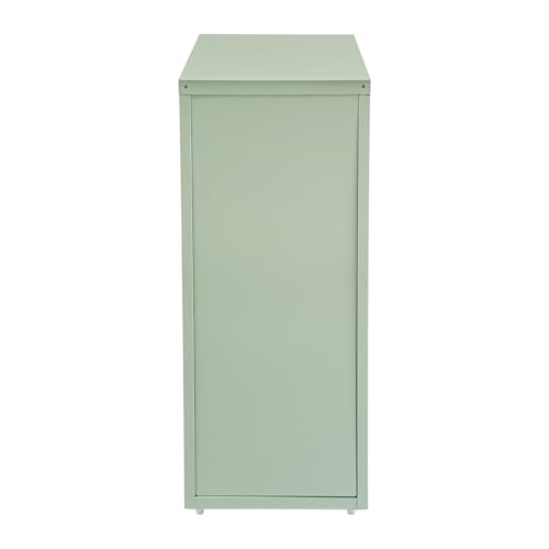 JenyunTech 6 Drawers File Cabinet, Lockable Metal Filing Cabinets for Home, Freestanding File Cabinet with Lock and Wheels for Stamps, Business Cards, Toiletries, Jewelry, Crafts