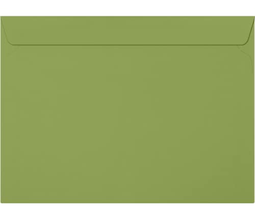 LUXPaper 9 x 12 Booklet Envelopes | Avocado Green | 70lb. Text | 50 Qty