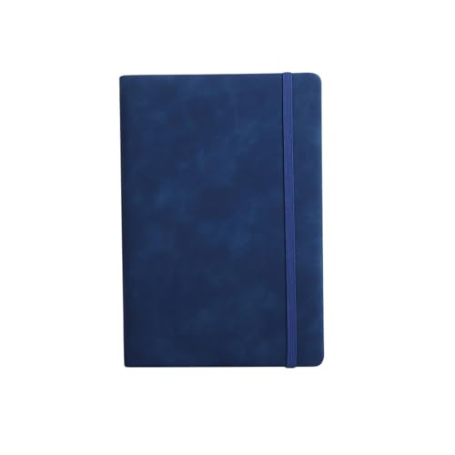 ASWRTYJO Strap Book Multi-color Optional Notebook Notepad Business Office Meeting(Black)