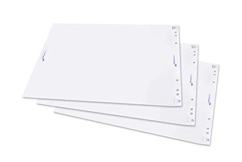 Legamaster Flipchart Paper Pads - Plain - 20 Sheets Per Pad - 5 Pack - 98 x 65 cm