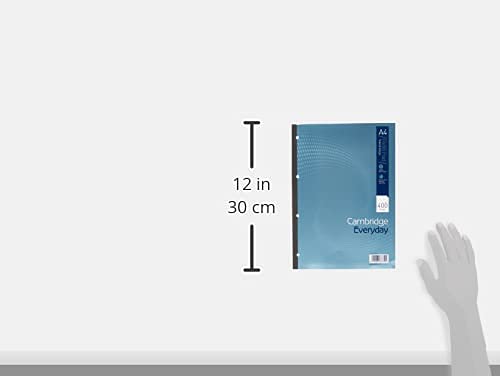 Cambridge Lined Paper A4 Refill Pad, Ruled and Margin, 400 Page, Pack of 3