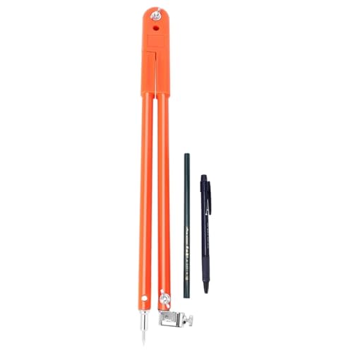 MENGKK Drafting Compasses Precision Pencil Compasses Large Diameter Adjustable Dividers Marking and Scribing Compass