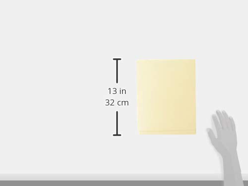 Smead End Tab Fastener File Folder with Full Pocket, Reinforced Straight-Cut Extended, Letter Size, Manila, 11 Pt. Stock, 50 Count (34101)
