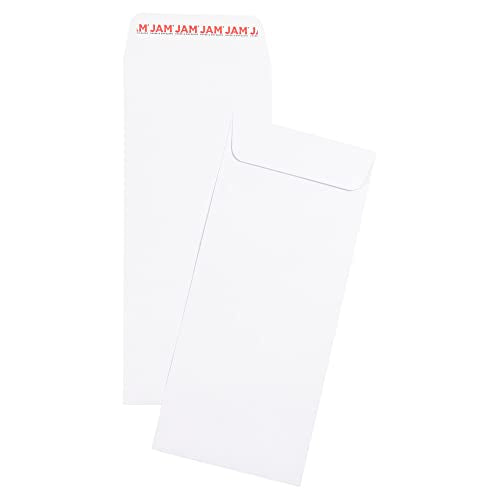 JAM PAPER #14 Policy Open End Catalog Commercial Envelopes with Peel and Seal Closure - 5 x 11 1/2 - White - Bulk 250/Box