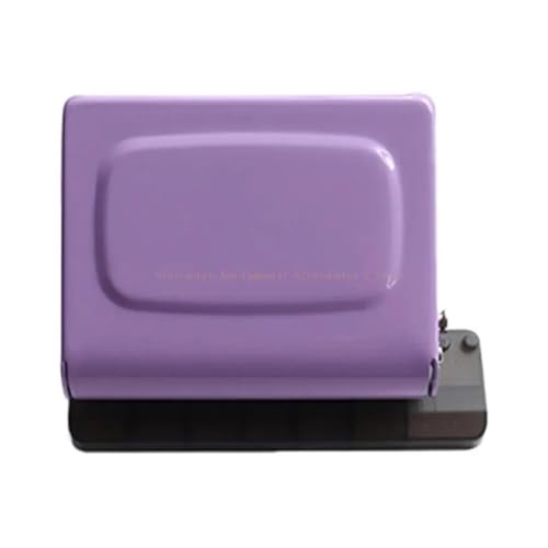 Binding Machine, 10 Hole Manual Punching Binding Machine for A4 Paper with Multi Color Rings Office School,Spiral Binding Machine(Gray)