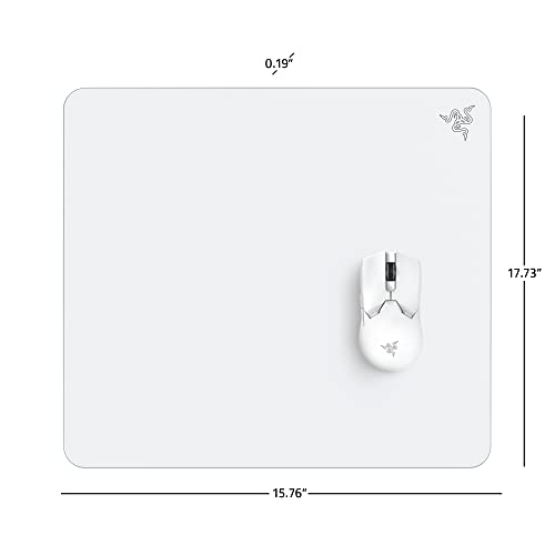 Razer Atlas Tempered Glass Gaming Mouse Mat, White