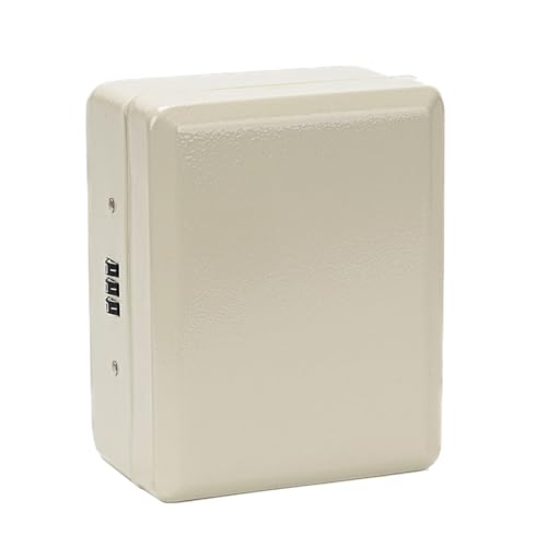 Practical ABS Safe Box with Spacious Interior and Rusts Resistant Construction for Vacation Rentals Sturdy Storage Container