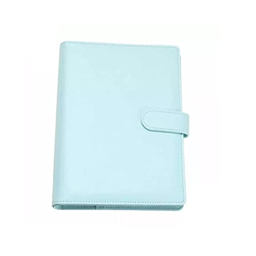 ONMYJFD Vintage Fillable Notebook Folder Notepad Cover Leather Binder Office Supplies(D,A5)