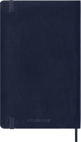Moleskine 2026-27 18-Month Weekly Planner, Large, Sapphire Blue, Softcover