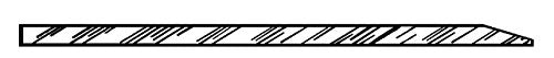 ALVIN Straight Edge 48" Tempered Stainless Steel Model 1109-48, Straightedge for Cutting Mats Paper Leather and Glass, 2 Inches Wide x .093" Thick x 48 Inch in Length