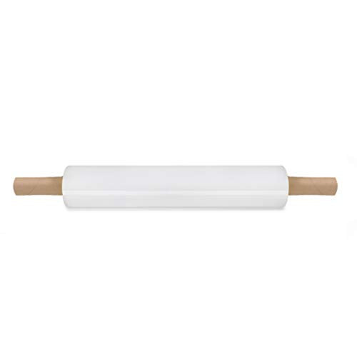 PackageZoom 20 inch x 1000 Feet Stretch Wrap With Handle, Clear Stretch Film, 8 Rolls