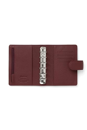 Filofax Norfolk Pocket Leather Organiser - Currant