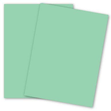 Lettermark Colors (Earthchoice) GREEN - 8.5 x 11 Card Stock Paper - 110lb Index - 250 PK [94266]