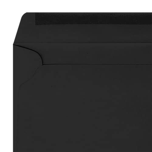 LUXPaper 9 x 12 Booklet Envelopes | Midnight Black | 80lb. Text | 250 Qty