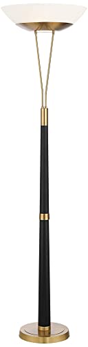 Ventura 75" Tall Brass Light Blaster Torchiere Floor Lamp Living Room