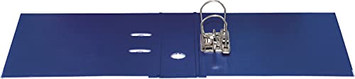 Donau Binder Lever Arch File/Folder Wide/Pack of 10 / DIN A4 / 7,5 cm / 10 Pieces/Blue/Plastic Cover PP/Cardboard Paper