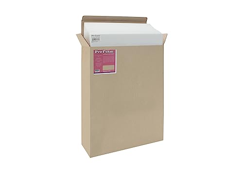 Jerry's Artarama Acid-Free Foam Board Sheets for Artists and Framers 20"×30" (1/8" Thick), Box of 40 - Ideal for Mounting and Cutting, White Foam Poster Board, Foam Core Board - White