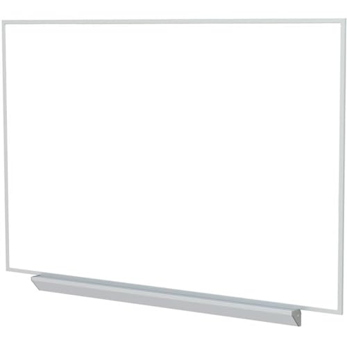 Home Square 2-Piece Set with Whiteboard & Markers Assorted 4 Pack in Multi-Color