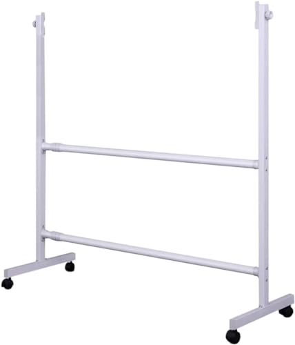 uhyOHF Movable Whiteboard Stand,Rolling Dry Erase Board Easel with Wheels,for Office,Classroom(