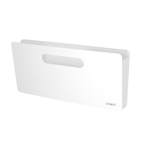 loukin Magnetic File Holder, Wall Mount Paper Organizer, 3 Mount Options
