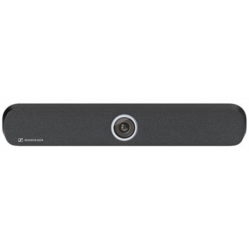 Sennheiser TeamConnect Bar S All‑in‑One Video Conferencing Bar with Integrated Audio & Camera for Small Meeting Rooms and Collaboration Spaces