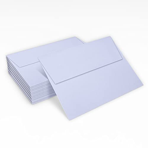 LUXPAPER A7 Invitation Envelopes for 5 x 7 Cards in 80 lb. Lilac, Printable Envelopes for Invitations, w/Peel and Press Seal, 1000 Pack, Envelope Size 5 1/4 x 7 1/4 (Purple)